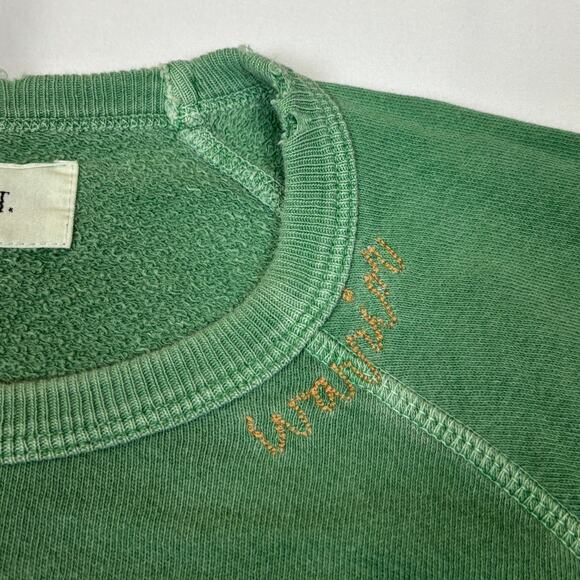 The Great The College Oversized Crew Sweatshirt Women's 0 XS Warrior Chainstitch - Picture 3 of 10